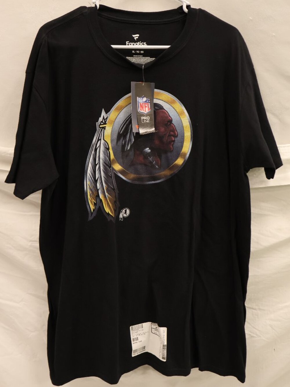 NFL Pro Line Washington Redskins T Shirt Fanatics Logo Cotton XL NWT